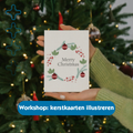 workshop: kerstkaartjes illustreren